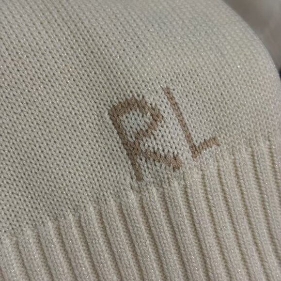 Polo Ralph Lauren Leopard bear pattern apricot sweatere - Picture 7 of 7